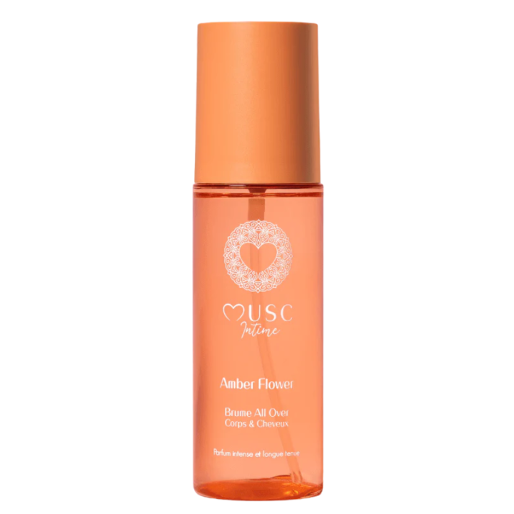 Brume all over corps & cheveux à l’amber flower Musc Intime - spray de 100ml