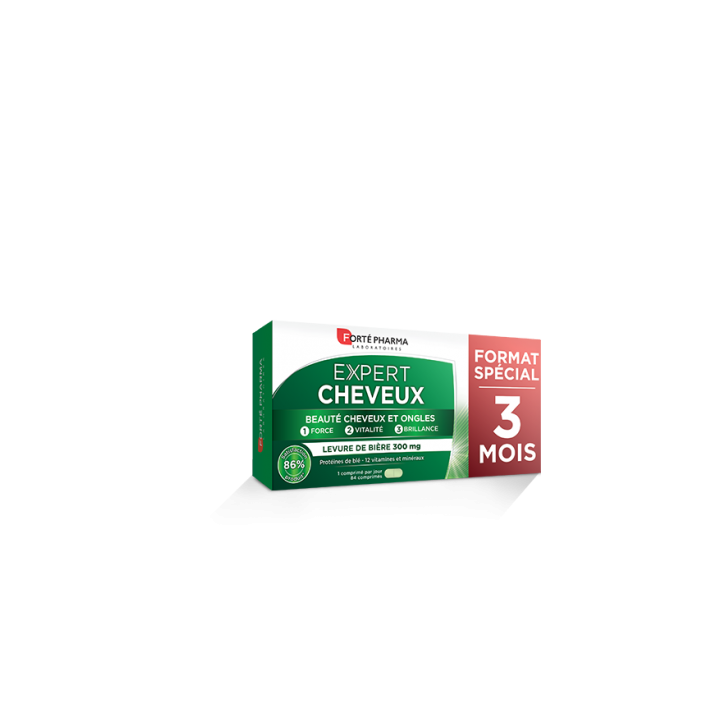 Expert cheveux Forté pharma - boîte de 84 comprimés