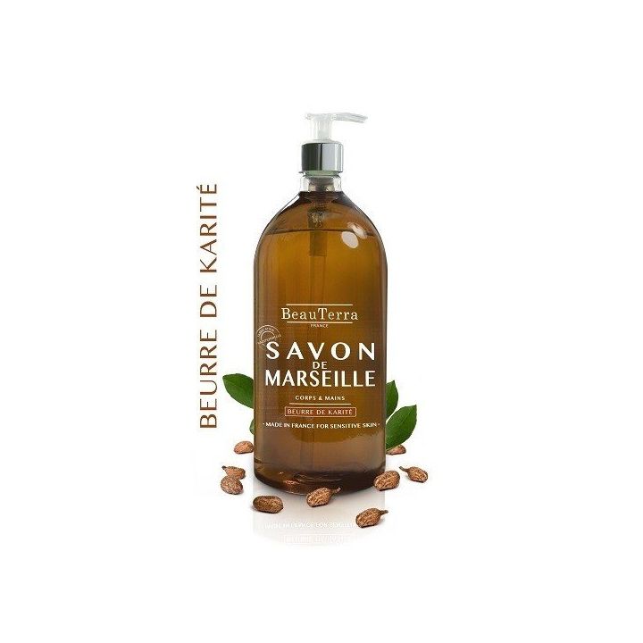 Gel douche surgras Beauterra - flacon-pompe de 300ml