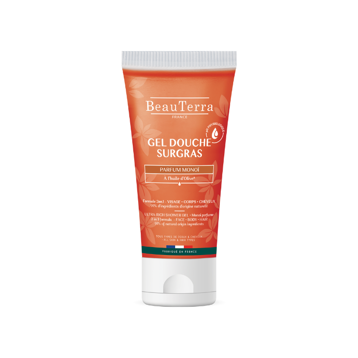 Gel douche surgras Monoï Beauterra