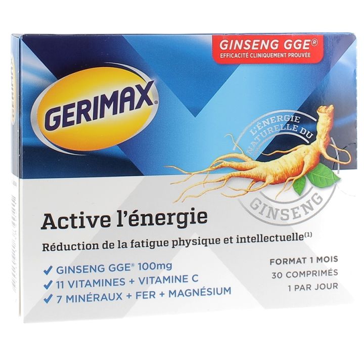 Gerimax active l'énergie