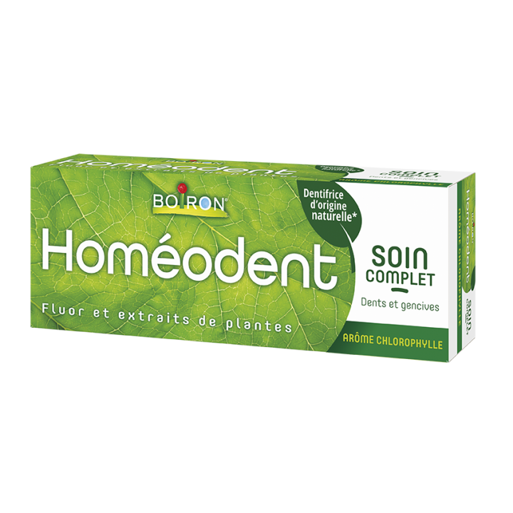 Homéodent soin complet dents et gencives goût chlorophylle Boiron