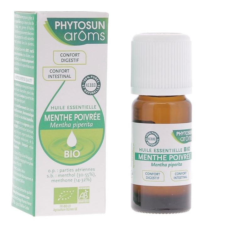 Huile essentielle de menthe poivrée Bio Phytosun arôms