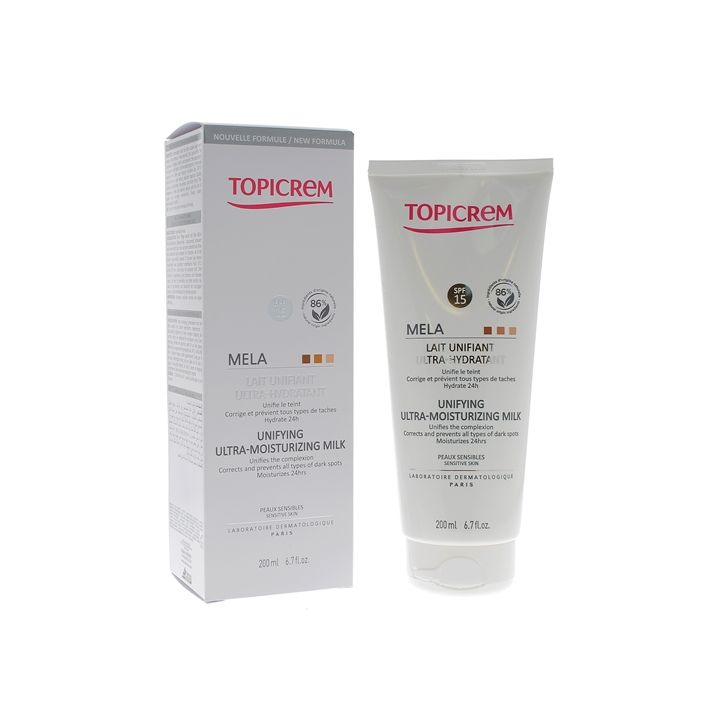Mela lait unifiant ultra-hydratant Topicrem