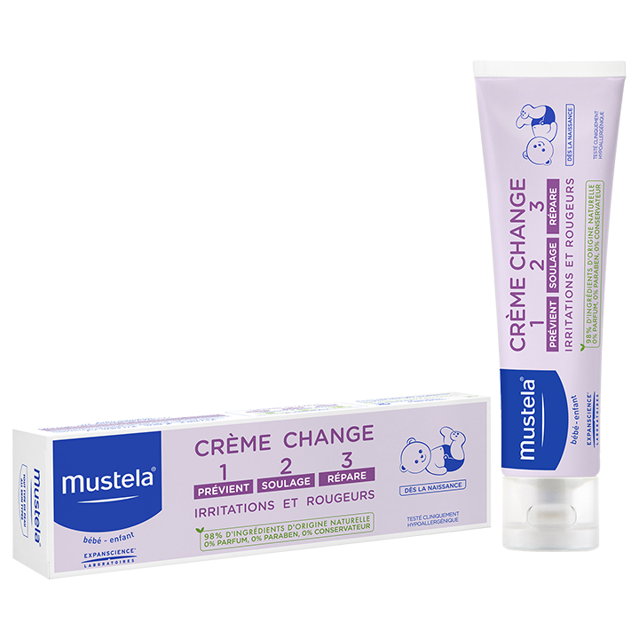 Crème change 123 irritations et rougeurs Mustela