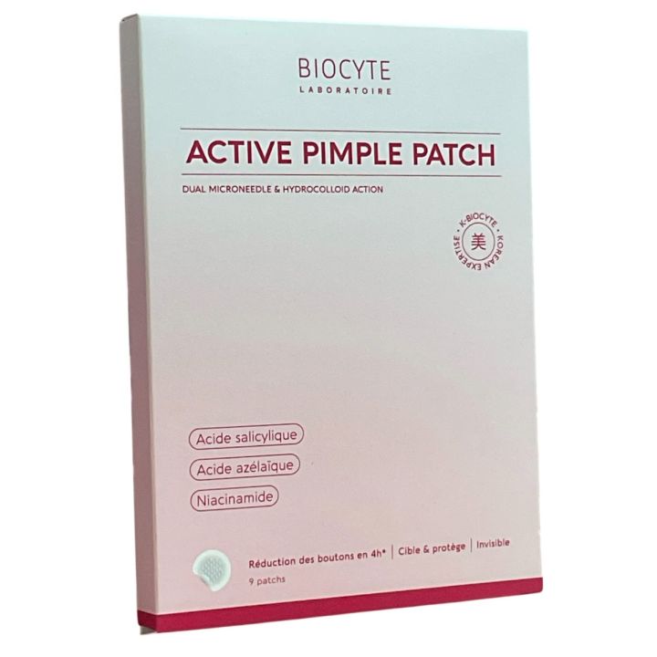 Active pimple patch réduction des boutons Biocyte - boite de 9 patchs 