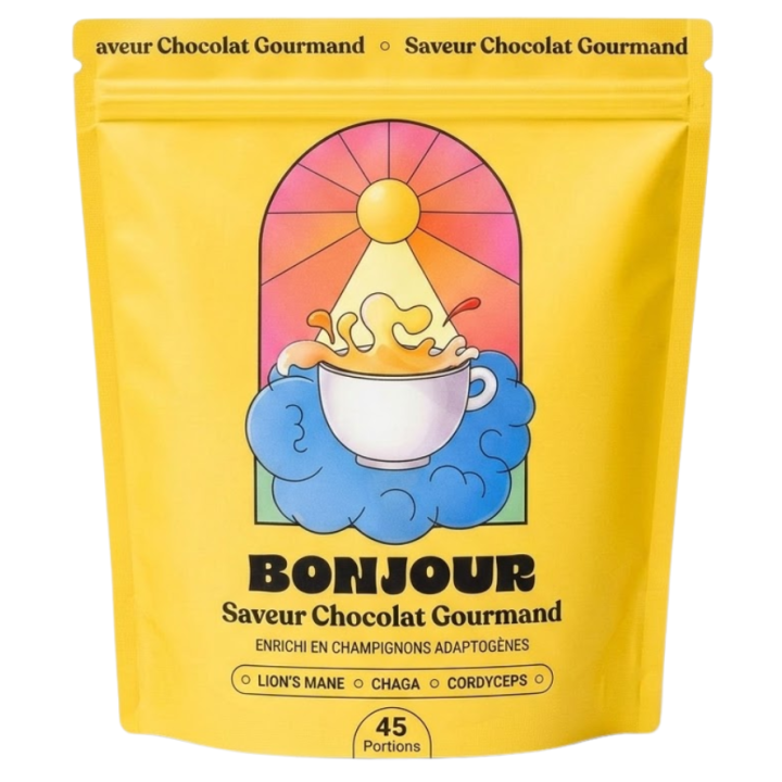 Bonjour boisson saveur chocolat gourmand - sachet de 270g (45 portions)