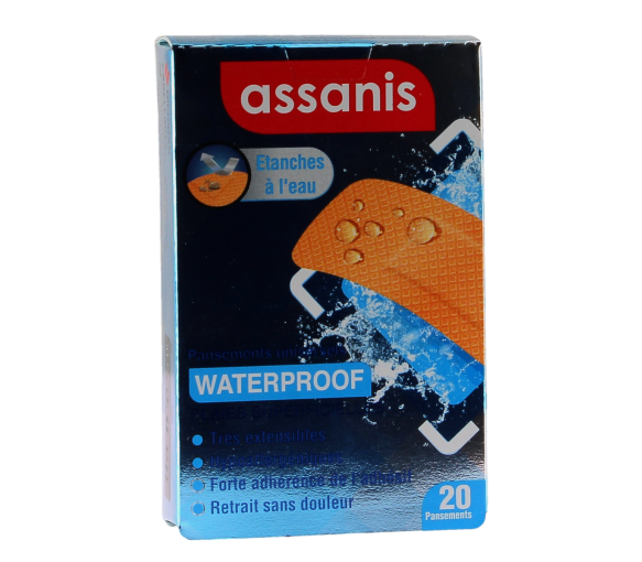 Pansements waterproof plaies superficielles Assanis - boite de 20 pansements - image 1