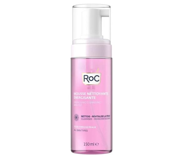 Mousse nettoyante énergisante RoC - flacon-pompe de 150ml - image 1