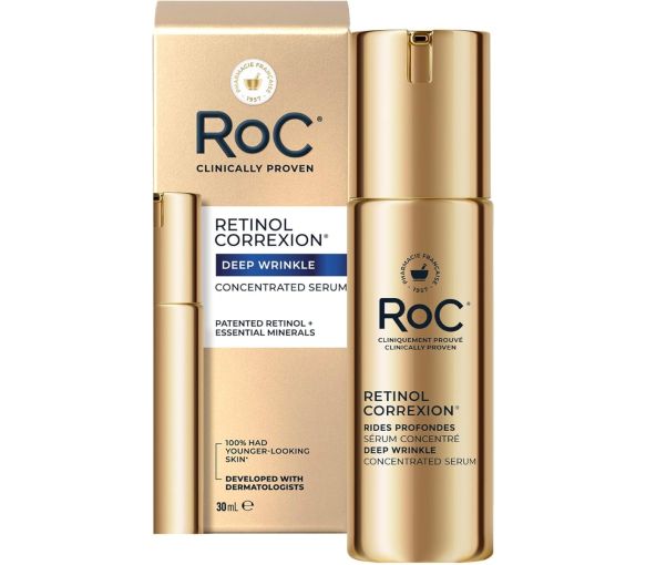 Rétinol breveté rides profondes sérum concentré RoC - flacon de 30ml