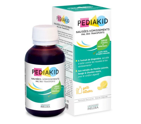 Pediakid mal des transports goût citron - flacon de 125 ml - image 1