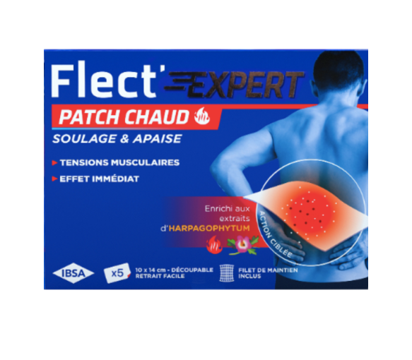 Flect'expert patch chaud Ibsa - boite de 5 patchs - image 1
