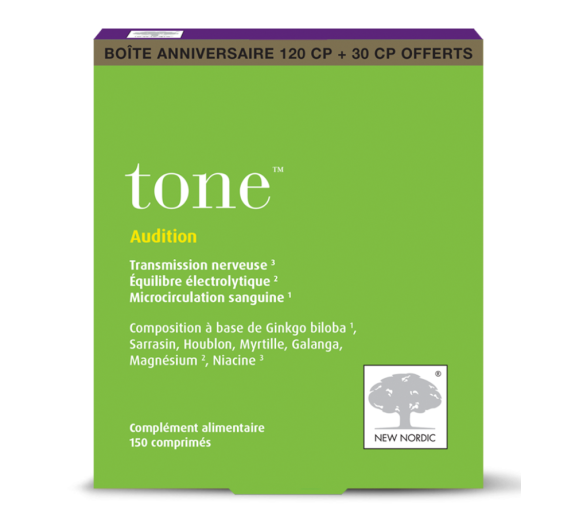 Tone audition New nordic - boite de 120 comprimés + 30 offerts - image 1