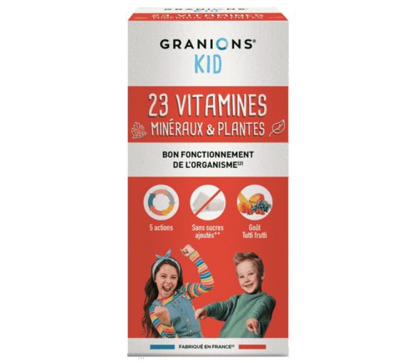 23 vitamines minéraux et plantes kids Granions - flacon de 200 ml - image 1