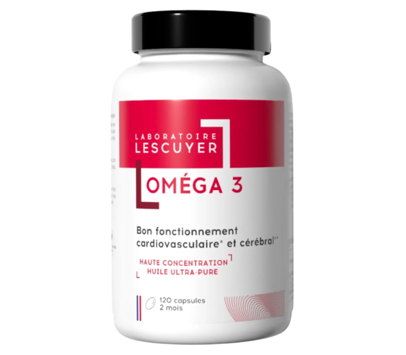 Oméga 3 Lescuyer - pot de 60 capsules - image 1