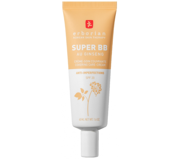 Super bb crème-soin couvrante anti-imperfections nude spf 20 Erborian - tube de 40ml - image 2