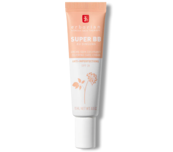 Super bb crème-soin couvrant anti-imperfections clair spf 20 Erborian - tube de 15ml - image 2