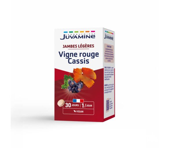 Jambes légères vigne rouge cassis Juvamine - boite de 30 comprimés - image 1