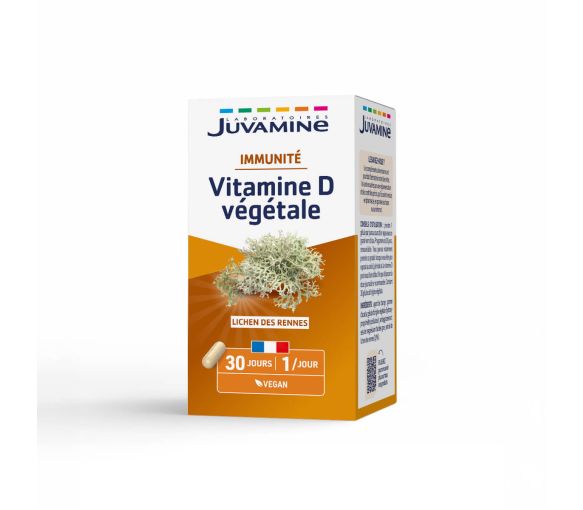 Immunité Vitamine D végétale Juvamine - boite de 30 gélules - image 1