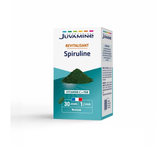 Spiruline revitalisant Juvamine - boite de 30 comprimés - image 1