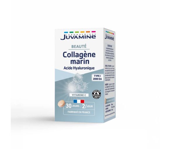 Collagène marin acide hyaluronique Juvamine - boite de 60 comprimés - image 1
