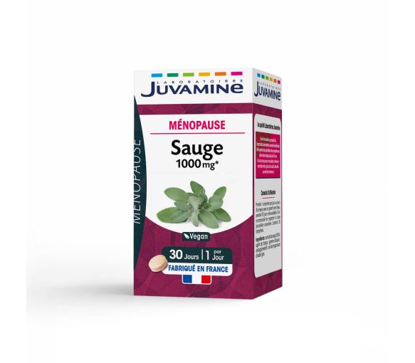 Sauge 1000 mg Juvamine - boîte de 30 comprimés - image 1
