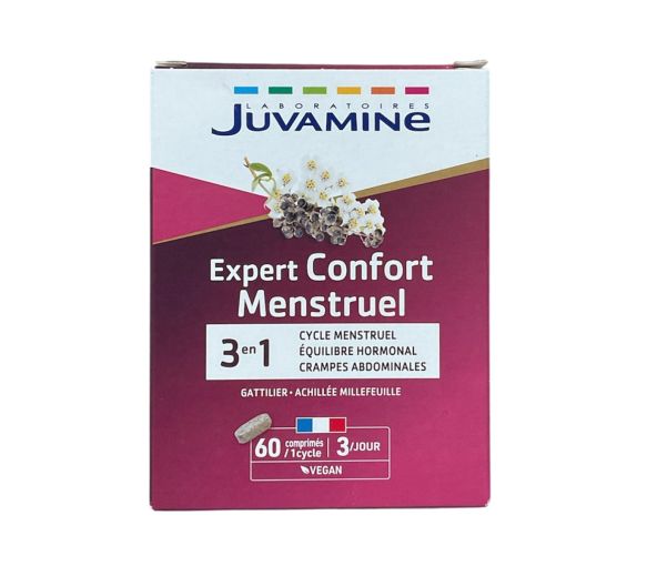 Expert Confort menstruel 3en1 Juvamine - boite de 60 comprimés - image 1
