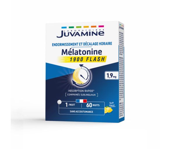 Mélatonine 1900 Flash Juvamine - boîte de 60 comprimés - image 1