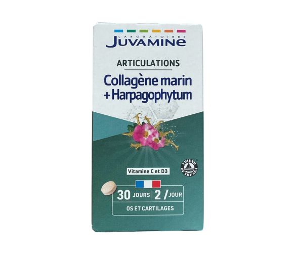 Articulations Collagène marin et Harpagophytum Juvamine - boite de 60 comprimés - image 1