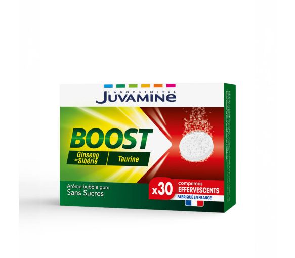 Boost Taurine & Ginseng Juvamine - 30 comprimés effervescents - image 1