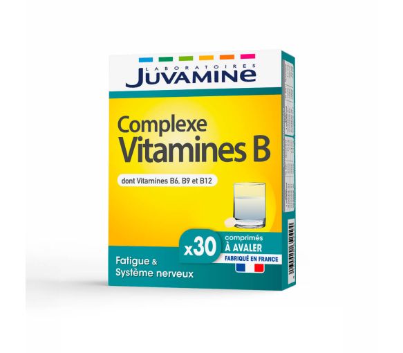 Complexe vitamines B Juvamine - boîte de 30 gélules - image 1