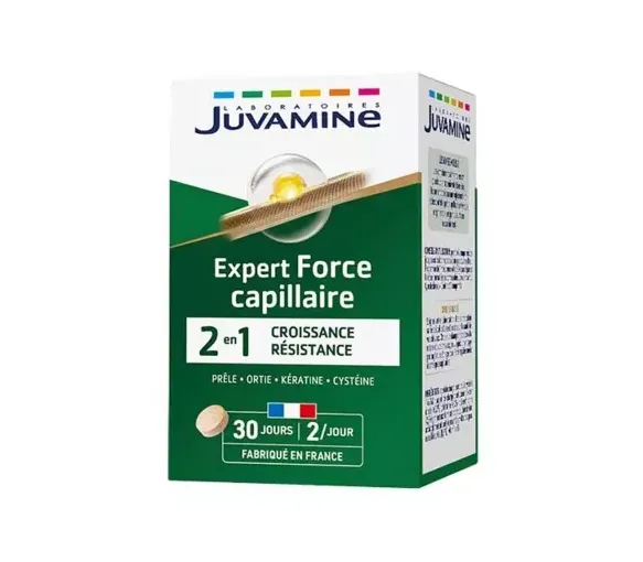 Expert Force capillaire 2en1 Juvamine - boite de 60 comprimés - image 1
