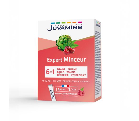 Action minceur 6 en 1 Juvamine - 14 sticks - image 1