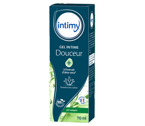 Gel intime douceur à l'extrait d'aloe vera Intimy - tube de 70ml