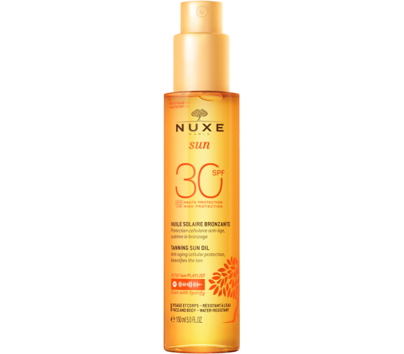 Huile solaire bronzante SPF30 Nuxe - spray de 150ml - image 1