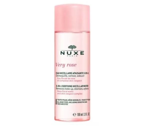 Very Rose eau micellaire apaisante 3en1 Nuxe - flacon de 100ml