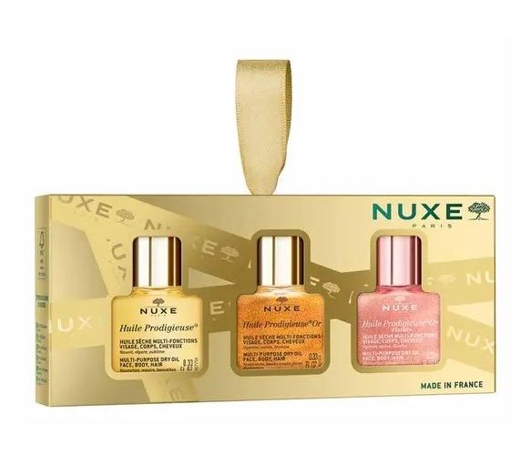 Coffret Les 3 Prodigieux Nuxe - coffret contenant 3 flacons