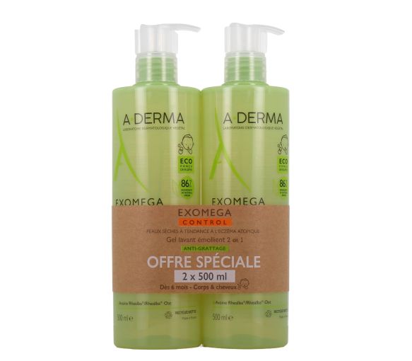 Exomega Control Gel Lavant Emollient Anti-Grattage A-Derma - image 4