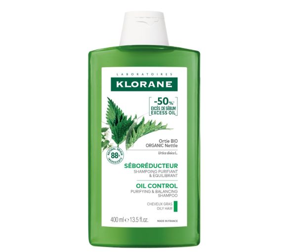 Shampoing séborégulateur cheveux gras à l'Ortie bio Klorane - image 1