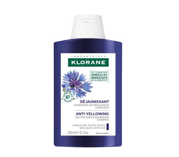 Shampooing déjaunissant à la Centaurée bio Klorane - flacon de 200 ml - image 1