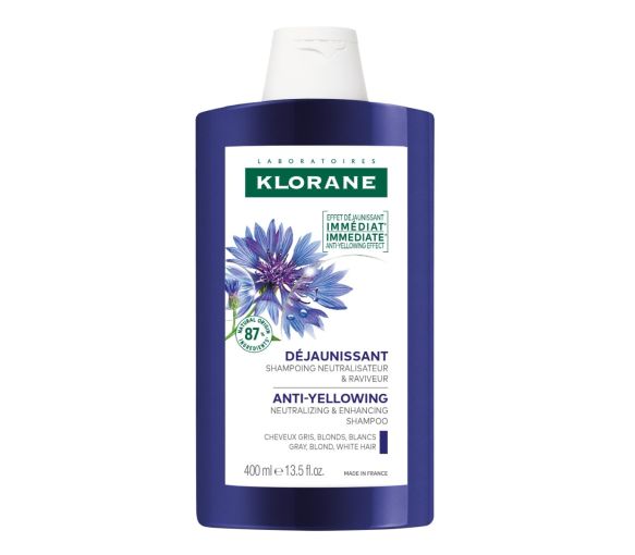 Shampooing déjaunissant Centaurée bio Klorane - tube de 400 ml - image 1