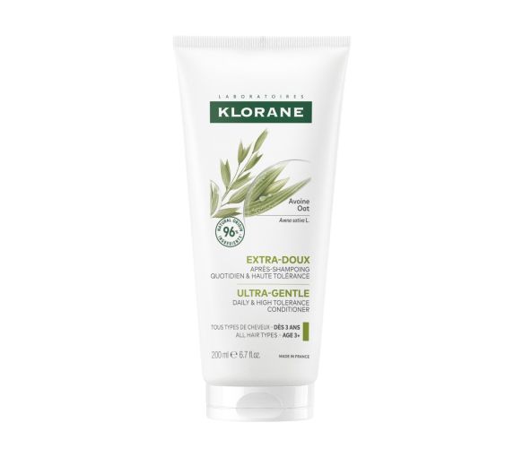 Après-shampoing extra-doux au lait d’Avoine Klorane - tube de 200 ml - image 1
