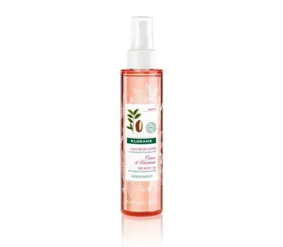 Huile sèche corps fleur d'hibiscus Klorane - spray de 150ml - image 1