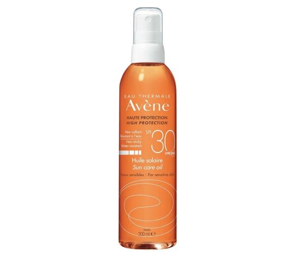 Huile solaire fini satiné SPF30 Avène - spray de 200ml - image 1