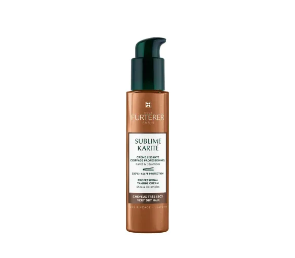 Sublime Karité crème lissante coiffage professionnel René Furterer - flacon-pompe de 100ml - image 1