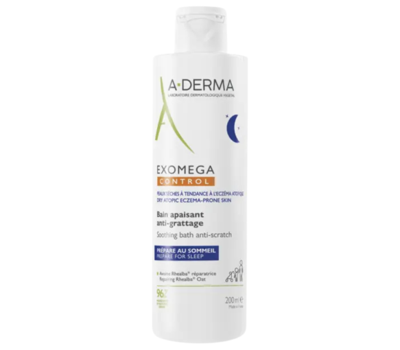 Exomega Control bain apaisant anti-grattage A-Derma - flacon de 200ml