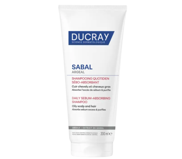 Sabal argeal shampoing quotidien sébo-absorbant Ducray - tube de 200ml