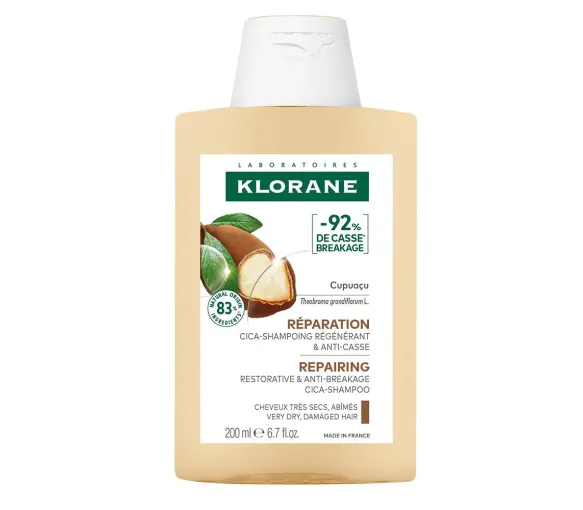Shampoing réparation Klorane - flacon de 200ml