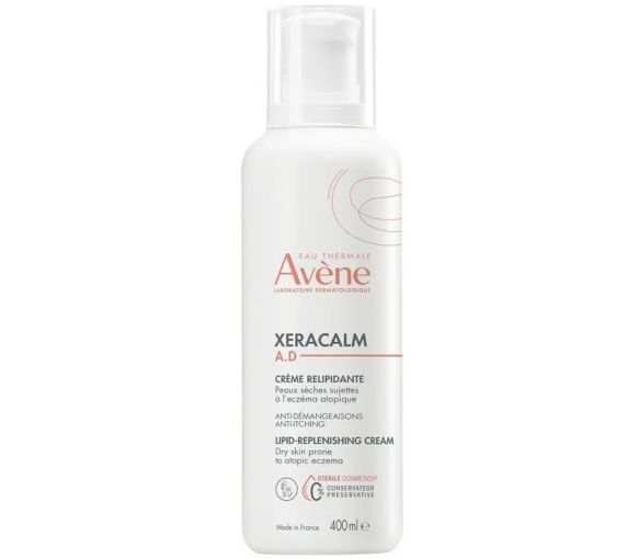 XeraCalm A.D crème relipidante Avène - flacon-pompe de 400ml