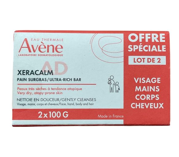 XeraCalm A.D Pain nettoyant surgras Avène - image 1